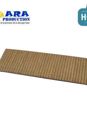 Hammerpreis - Plancher bois pour wagon plat OCEM 29 LSM ARA Production HO.PLA19507A