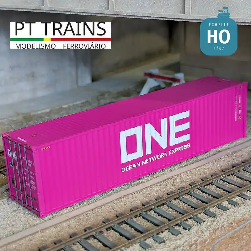 Container 40‘ HC ONE (BEAU5320621) HO PT TRAINS PT840030 - Nur für kurze Zeit