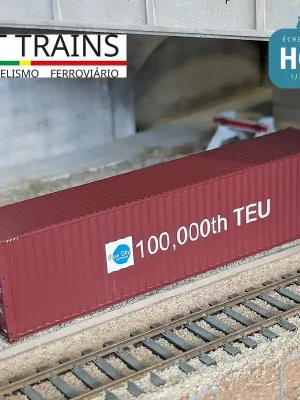 Container 40‘ HC BLUESKY (BSIU9199966) 100,000th TEU HO PT TRAINS PT190004 - Heute kaufen