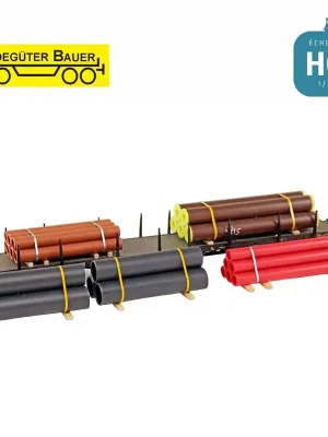 Ensemble de tuyaux 5 pcs HO Ladegüter Bauer A3008 - Neu eingetroffen