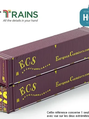 Container 45´HC ECS rouge HO PT TRAINS 8510018 | Nur wenige verfügbar