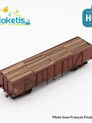 Holzladung für offenen Güterwagen TP REE HO Maketis 5500 | Sofort kaufen