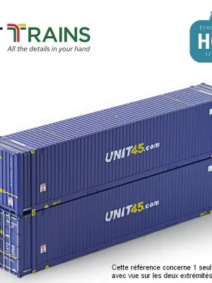 Container 45´HC UNIT45 bleu HO PT TRAINS 8510006.1 - Brandneu