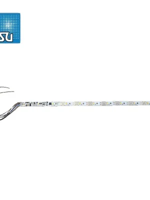 Kit éclairage intérieur avec décodeur 264 mm divisible 13 Leds Blanc-chaud + 2 rouges fin de convoi ESU 50718 | Extra-Rabatt