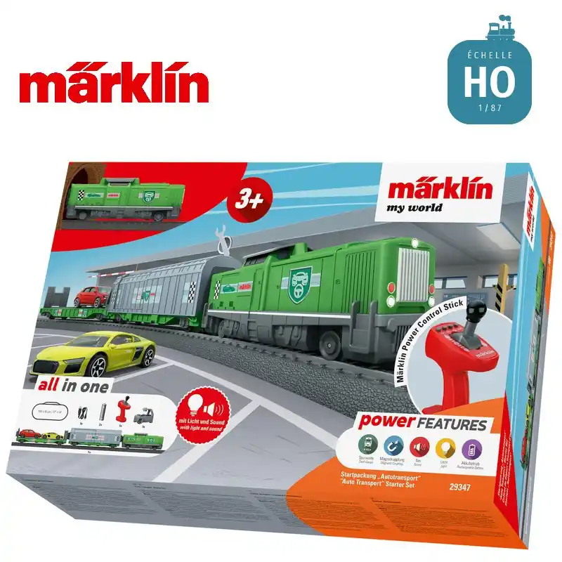 Schnelle Zustellung - Coffret de départ Märklin "My world" Transport Auto HO 29347