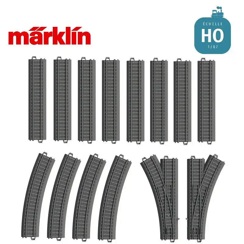 Coffret complémentaire pour voie en plastique "My world" HO Marklin 23400 | Jetzt neu