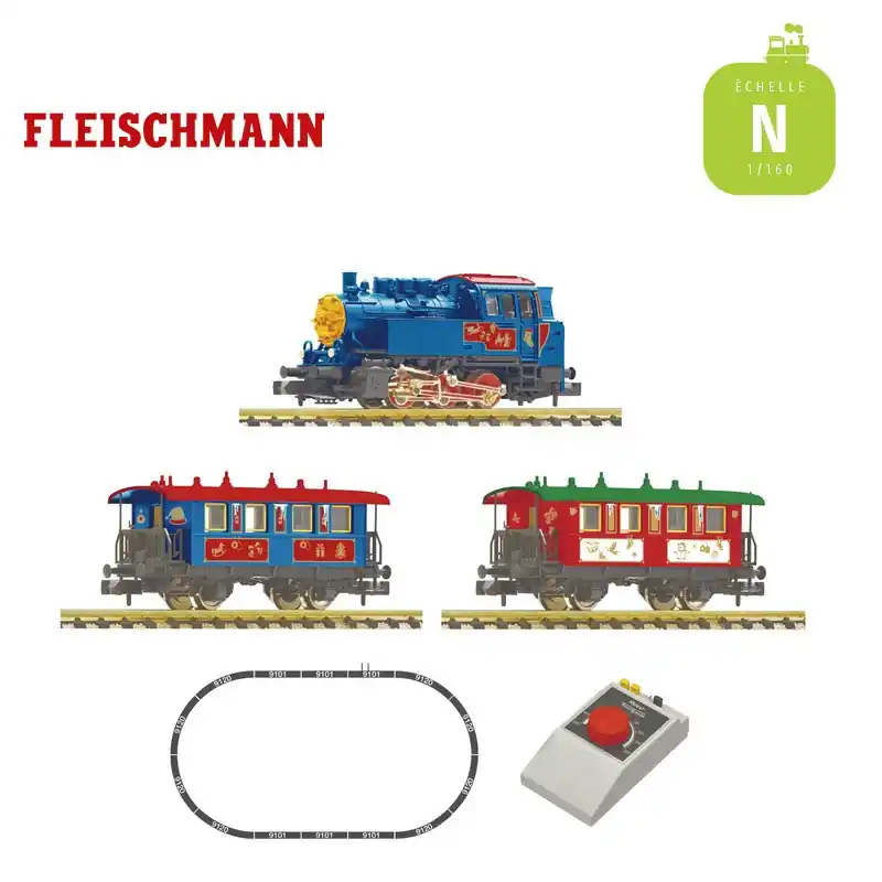 Coffret de départ Analogique Train de Noël N Fleischmann 5160007 - Günstig