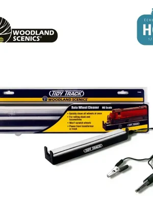 Meistverkauft | Banc de nettoyage pour locomotive HO Roto Wheel Cleaner Woodland Scenics TT4561