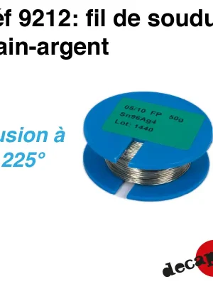 Zinn-Silber-Lötdraht (50 g) (5/10tel Draht) Decapod 9212 | Begrenztes Angebot