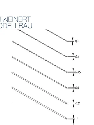 Sehr beliebt - Messing Draht (10 Stücke) Weinert
