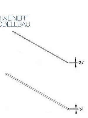 Stahldraht 10 Stücke. Weinert. - Top-Angebot
