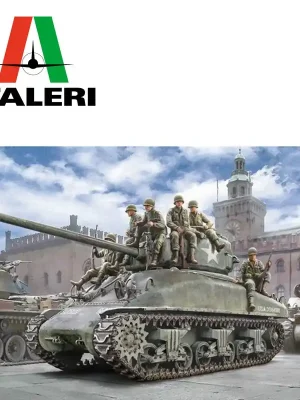 Sparangebot - Char M4A1 SHERMAN et infanterie 1/35 Italeri 6568