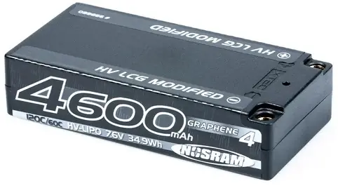 Nosram Accu Lipo Shorty LCG HV Graphene 4 7.6V 4600mAh 120C | Sofort bestellbar
