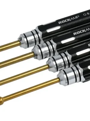 Preisvorteil - Rockamp Set de 4 Tournevis 6 Pans à Douille HSS Titane RA50305