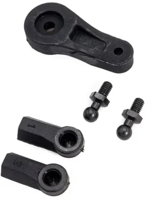 Fast ausverkauft - Hobbytech Palonnier avec rotule et chape de direction (5Pcs) Rogue Terra ROG-003