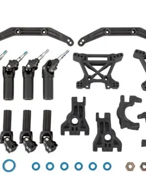 Begrenzte Stückzahl - Traxxas Kit Upgrade de Transmission Renforcée Noir 9080