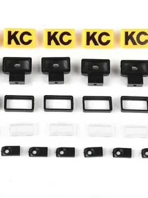 RC4WD KC Hilites phares rectangulaires avec cache (x6) - Knallerpreis