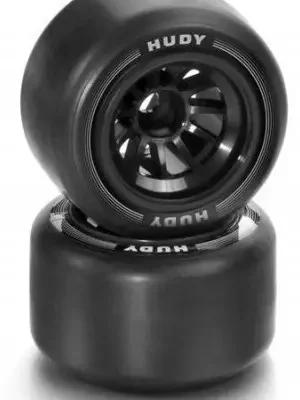 Hudy Pneus caoutchouc V2 + Jantes Arrière Formule 1 1/10 (x2) 803082 - Jetzt sparen