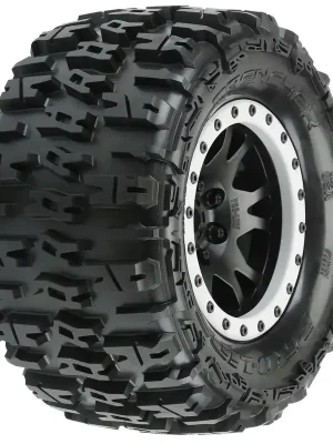 Neue Ware | Proline Pneus Trencher X-Maxx + Jantes Pro-Loc (x2) 10151-13