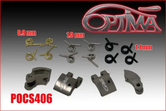 Optima Masselottes d‘Embrayage High Grip 4 Points Alu POCS406 - Kundenfavorit