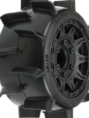 Jetzt neu | Proline Pneus Sand Paw LP 2.8 + Jantes Raid 6x30 (x2) 10160-10