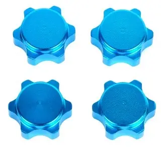 Wochenendangebot - T2M Ecrous 17mm Aluminium Bleu (x4) T422574B
