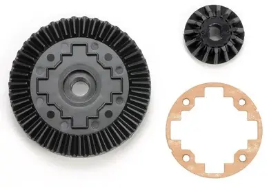 Geprüfte Qualität - Tamiya Couronne de Différentiel 40 Dents + Pingon d‘Attaque (3Pcs) XV-02 51696