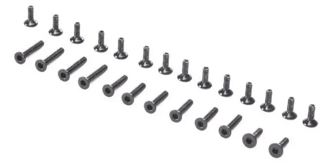 LOSI Set de Visserie Tête Fraisée Mini-T 2.0 LOS216004 - Nicht verpassen