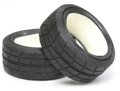 Top-Angebot | Tamiya Pneus Racing radial 24.6mm + Inserts (x2) 51023
