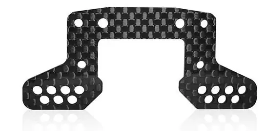 Letzte Stücke | T-Work‘s Plaque de Carrossage Arrière Carbone Optima Mid TE-240-C