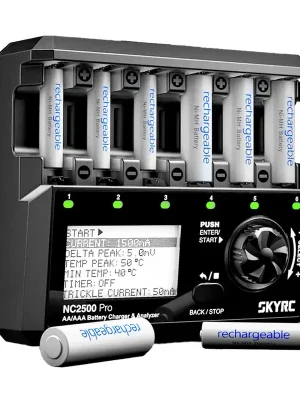 SkyRC Chargeur NC2500 Pro 6xAA/AAA NC2200 DC 3A SK100185-01 | Kundenfavorit