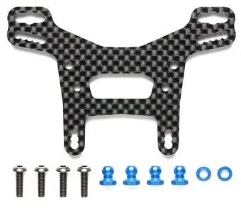 Bestellbar | Tamiya Support Amortisseur Arrière Carbone XV-02 22058