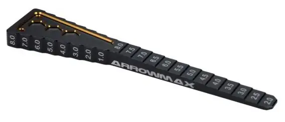 Kundenliebling | Arrowmax Jauge hauteur de caisse et drop Touring Black Golden AM171023