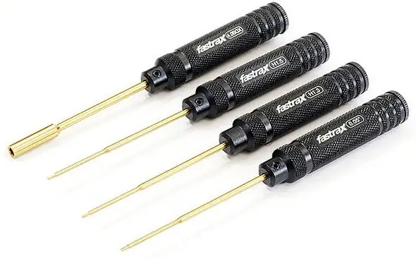 Fastrax Set de 4 Tournevis pour SCX24 FAST629BK | Rabatt