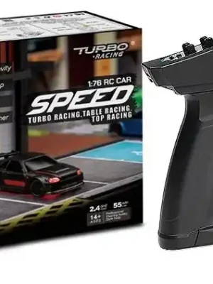 Topseller - Turbo Racing Micro Sport Noir RTR 1/76