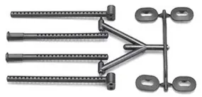 Gleich bestellen | Yokomo Support de carrosserie (8Pcs) YD-2 Y4-016A