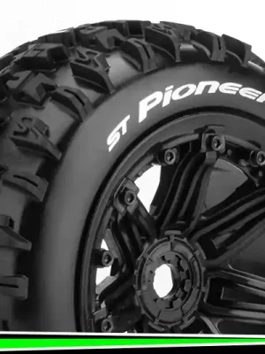 Top-Angebot | Louise RC Pneus ST-Pionner + Jantes 3.8 Noir (x2) LR-T3287B