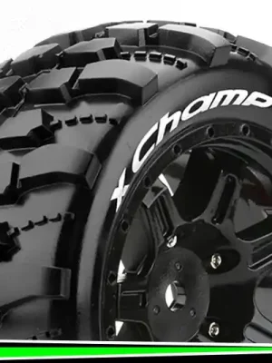 Louise RC Pneus X-Champ MFT + Jantes X-Maxx (x2) LR-T3349B - Beliebt