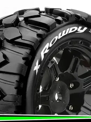 Jetzt zugreifen | Louise RC Pneus X-Rowdy MFT + Jantes Kraton 8S (x2) LR-T3351BM