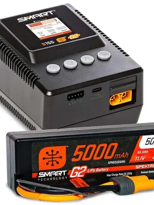 Top bewertet | Spektrum Combo Chargeur Smart S155 + Lipo Smart 11.1v 5000mah 50C IC5