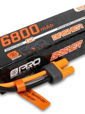 Spektrum Accu lipo Smart G2 Pro Basher 3S 11.1v 6800mah 120C Hard Case IC5 | Neu gelistet