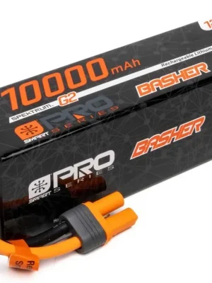Neu eingetroffen - Spektrum Accu lipo Smart G2 Pro Basher 4S 14.8v 10000mah 120C Hard Case IC5