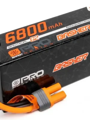 Spektrum Accu lipo Smart G2 Pro Basher 6S 22.2v 6800mah 120C Hard Case IC5 | Premium-Qualität