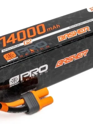 Spektrum Accu lipo Smart G2 Pro Basher 3S 11.1v 14000mah 120C Hard Case IC5 | Premium