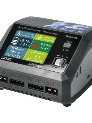 SkyRc Chargeur D200 Neo Duo 1-6S 200W AC/DC SK100196-01 | Jetzt sichern