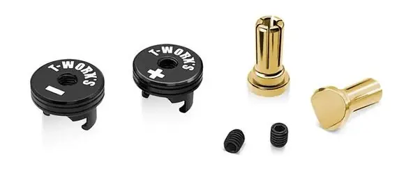 Günstig - T-Work‘s Connectiques Pk Or 5mm + Caches (4Pcs) EA-040-5-BB