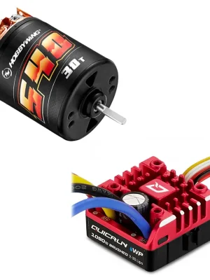 Markenqualität | Hobbywing Combo Variateur Quicrun WP1080 G2 Crawler + Moteur 540