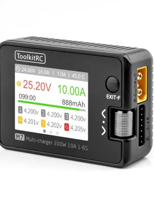 Deal | ToolkitRC Chargeur M7 1-6S 15A 300W DC 11400
