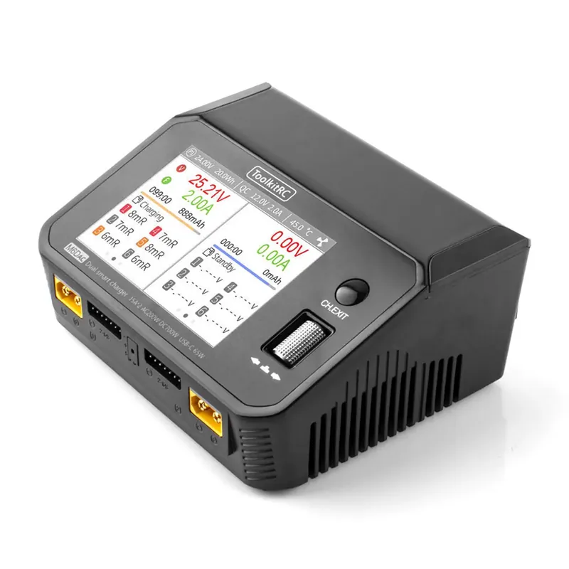 ToolkitRC Chargeur Duo M6DAC 1-6S 25A 700W AC/DC 11500 | Direkt ab Werk