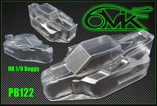 6Mik Carrosserie Radikal Buggy 1/8 PB122 | Auf Lager